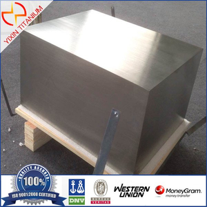 ASTM B381 GR5 Titanium Square Target with Machined Surface